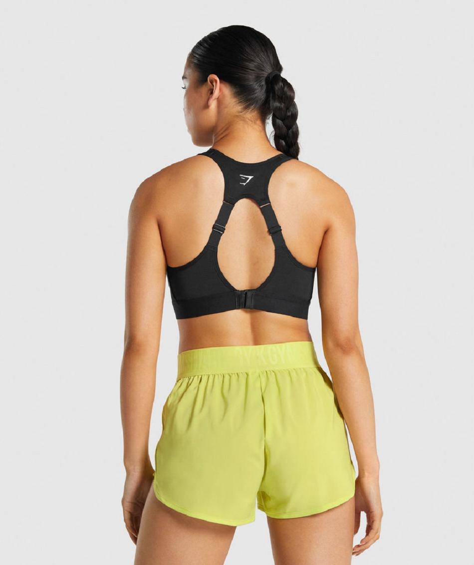 Staniki Sportowe Damskie Gymshark Open Back Czarne | PL 2988XYU